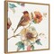Spiced Nature II Soft White by Lisa Audit 16-in. W x 16-in. H. Canvas Wall Art Print Framed in Natural